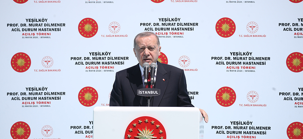 Erdoğan, Prof. Dr. Murat Dilmener Acil Durum Hastanesi açılışında konuştu