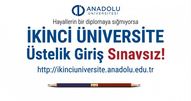 Açıköğretim ikinci üniversite kayıtları başlıyor