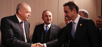 Erdoğan, Yunanistan Başbakanı Miçotakis’i kabul etti