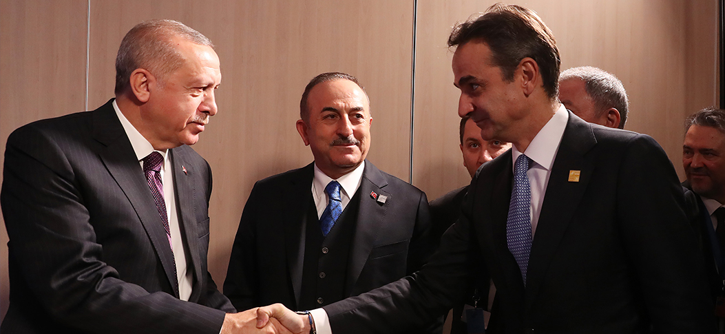 Erdoğan, Yunanistan Başbakanı Miçotakis’i kabul etti