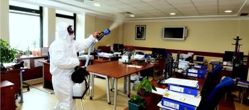 İBB, HİZMET BİNALARI VE İBADETHANELERDE DE VİRÜSLERE KARŞI HİJYEN SAĞLIYOR