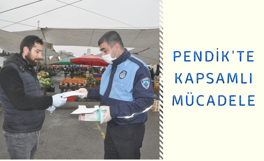 Pendik’te Koronavirüs Mücadelesi