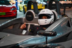 Başkan Yazıcı, Çalışmaları Yerinde İnceleyerek Formula 1 Aracına Bindi