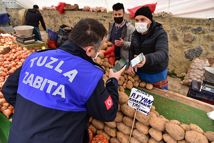 Tuzla’da Pazar Esnafına Hes Kodu Sorgulaması