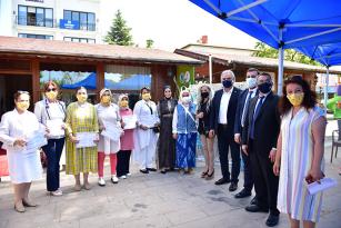 El emeği halı ve kilimler sergilenmeye başladı