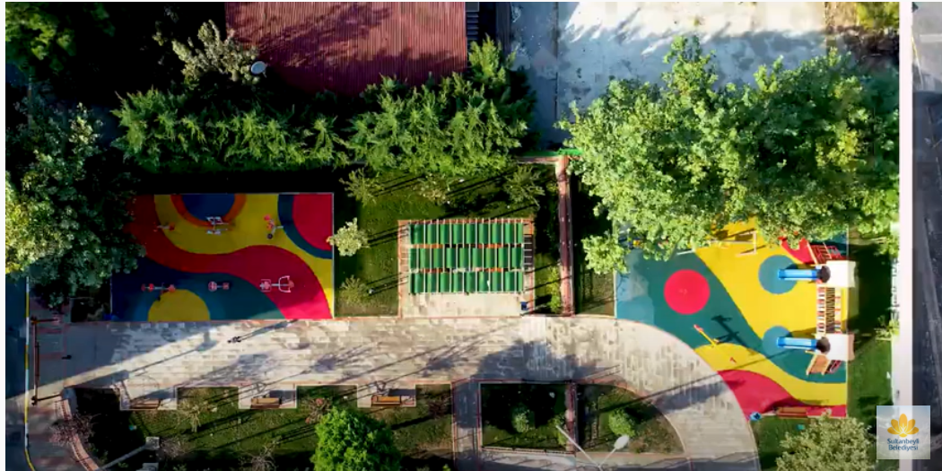 Sultanbeyli’de bir park daha yenilendi